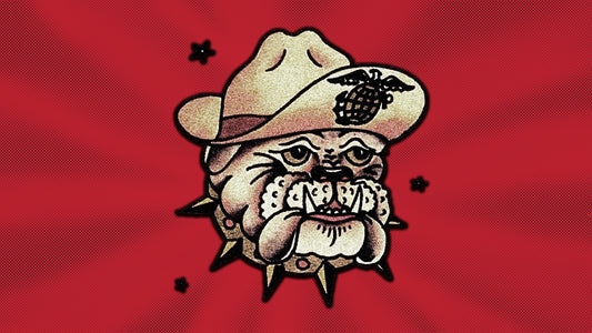 Il bulldog: orgoglio, patriottismo e marines.