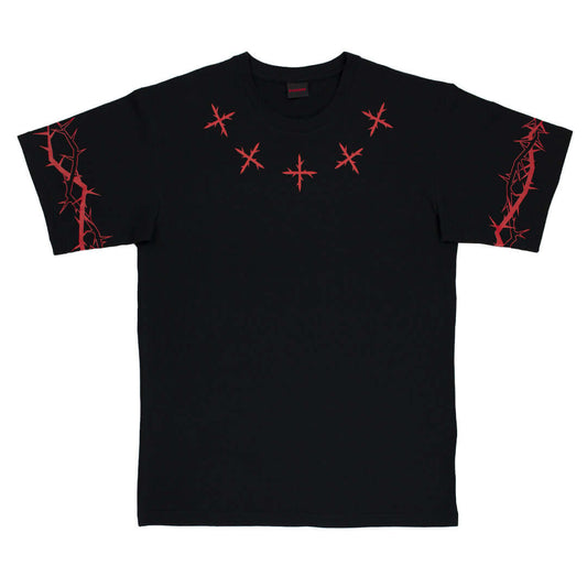 Evadere boxe t-shirt:  5 crosses oversize