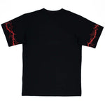 Evadere boxe t-shirt: neck logo oversize