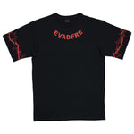Evadere boxe t-shirt: neck logo oversize
